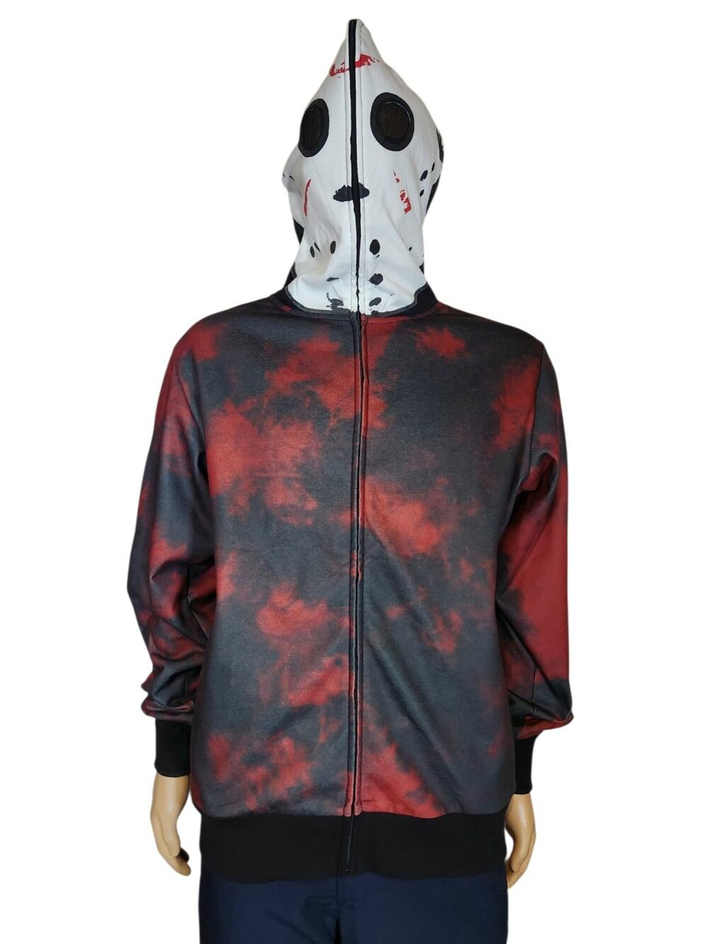 Friday The 13th Full Zip Hoodie Jason Mask No tags. Halloween See Measurements